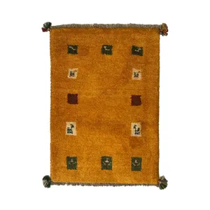 گبه فرش دستباف نیم متری مدل بافت قشقای شیراز کد NKP-sgp23