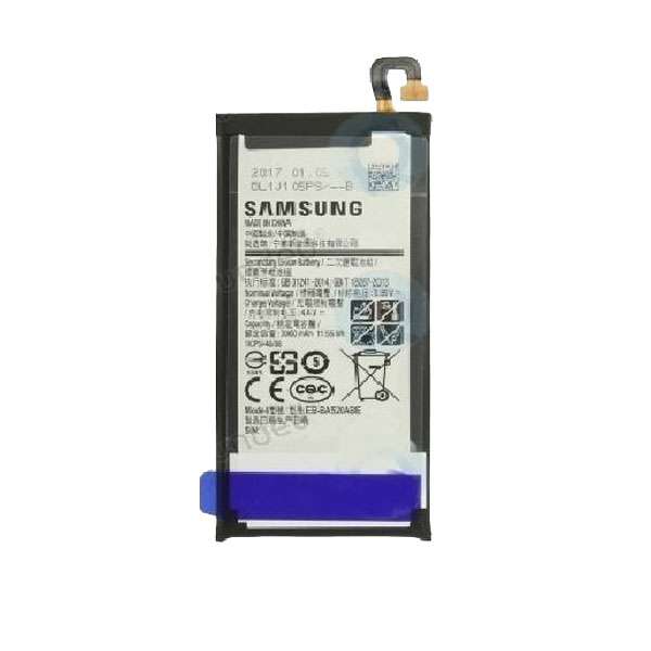 باتری موبایل مدل EB-BA520ABEE ظرفیت 3000 میلی آمپر ساعت مناسب برای گوشی موبایل سامسونگ Galaxy A5 2017/A520 باتری موبایل مدل EB-BA520ABEE ظرفیت 3000 میلی آمپر ساعت مناسب برای گوشی موبایل سامسونگ Galaxy A5 2017/A520