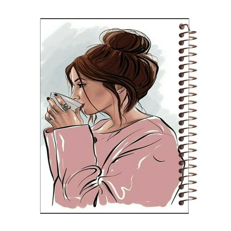 دفترچه یادداشت 100 برگ مدل دخترانه کد O110