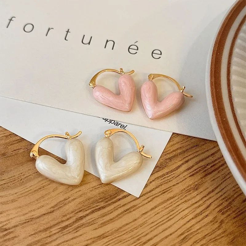 گوشواره زنانه مدل قلب  HEA 430