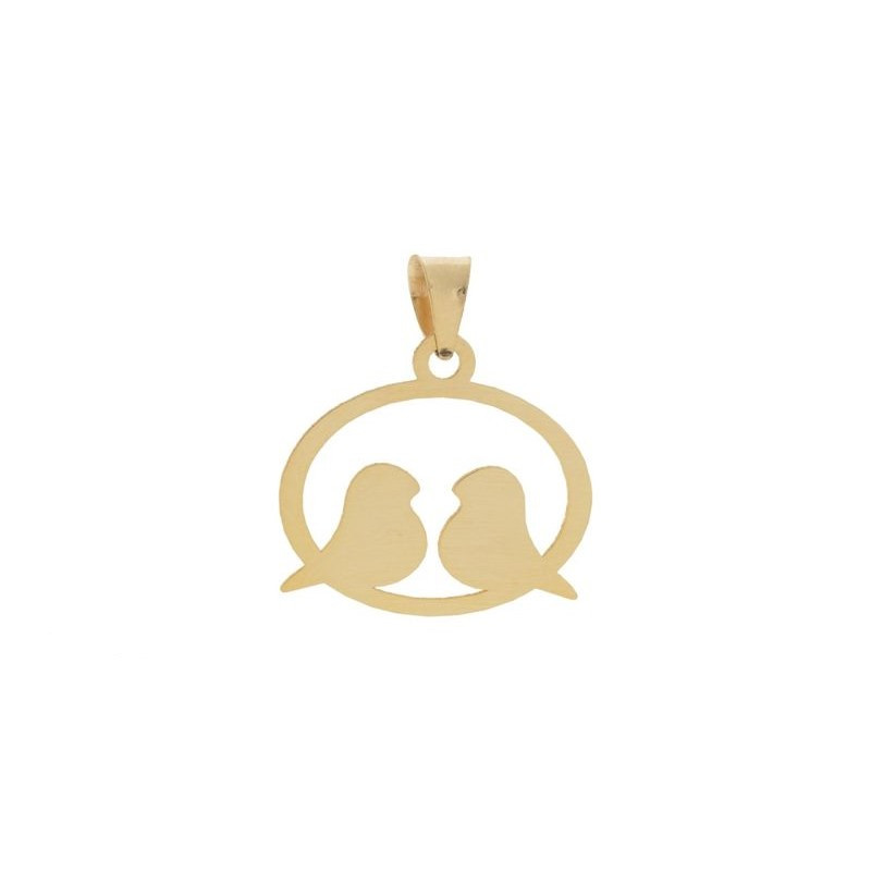 نیم ست طلا 18 عیار زنانه مدل پرنده کد GH6356