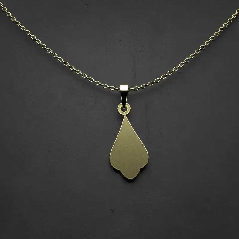 گردنبند طلا 18 عیار زنانه مدوپد مدل هندسی کد SS2-1-1220