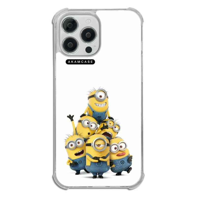 کاور آکام مدل AMC-WTA13PROMAX-MINIONS3 مناسب برای گوشی موبایل اپل iPhone 13 Pro Max