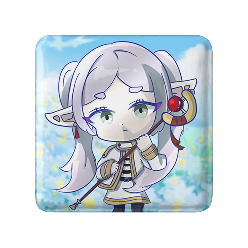 پیکسل خندالو طرح انیمه فریرن (Frieren) مدل مربعی کد 33951