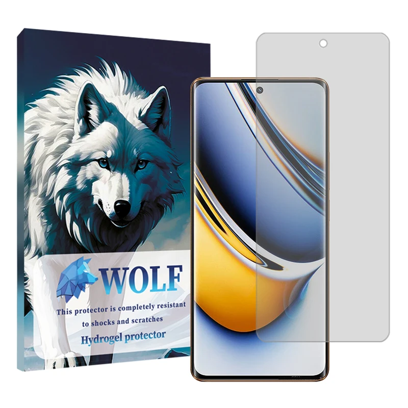 محافظ صفحه نمایش شفاف ولف مناسب برای گوشی موبایل ریلمی 11 Pro