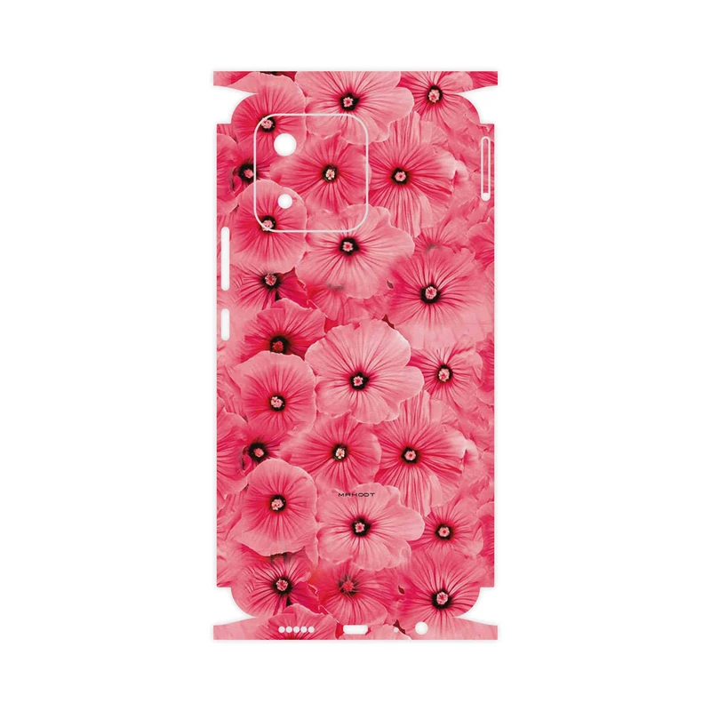 برچسب پوششی ماهوت مدل Pink_Flower-FullSkin مناسب برای گوشی موبایل آنر X5