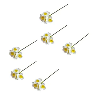 گل مصنوعی مدل شاخه نرگس مجموعه ۶ عددی