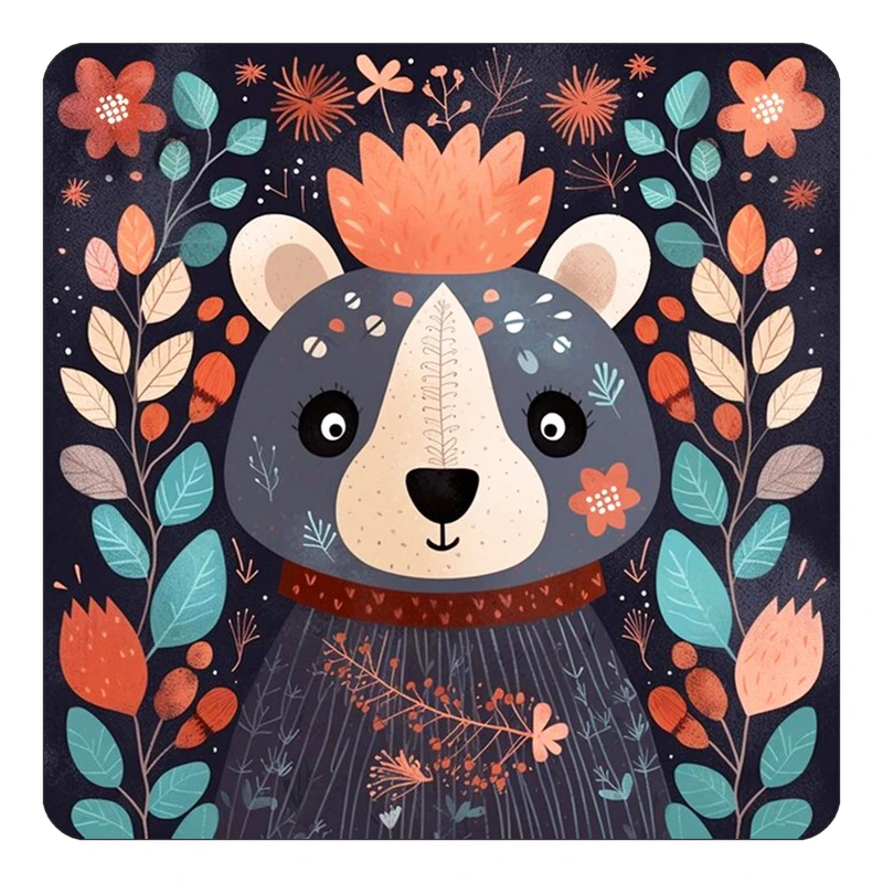 مگنت کاکتی طرح حیوانات رنگی مدل mp26814