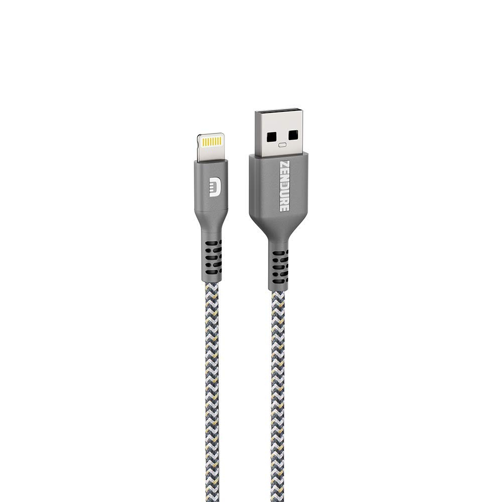 کابل تبدیل USB به لایتنینگ زندیور مدل SuperCord Kevlar طول 1 متر