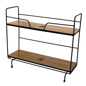 استند جا ادویه ای مدل دو طبقه رو کابینتی