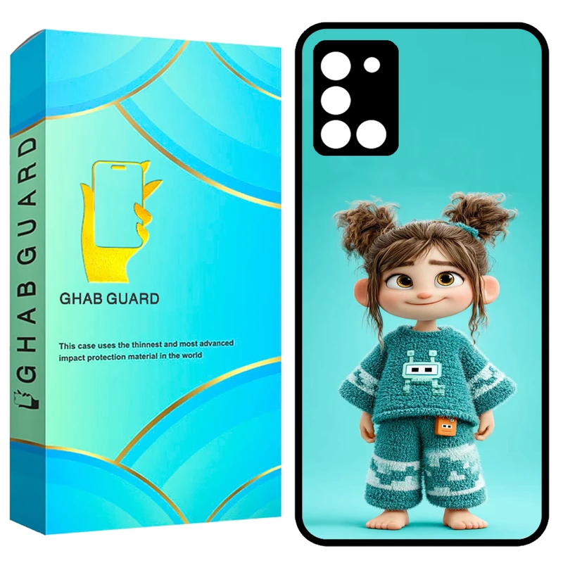 کاور قاب گارد طرح دختر مدل GCHPA31 مناسب برای گوشی موبایل سامسونگ Galaxy A31 