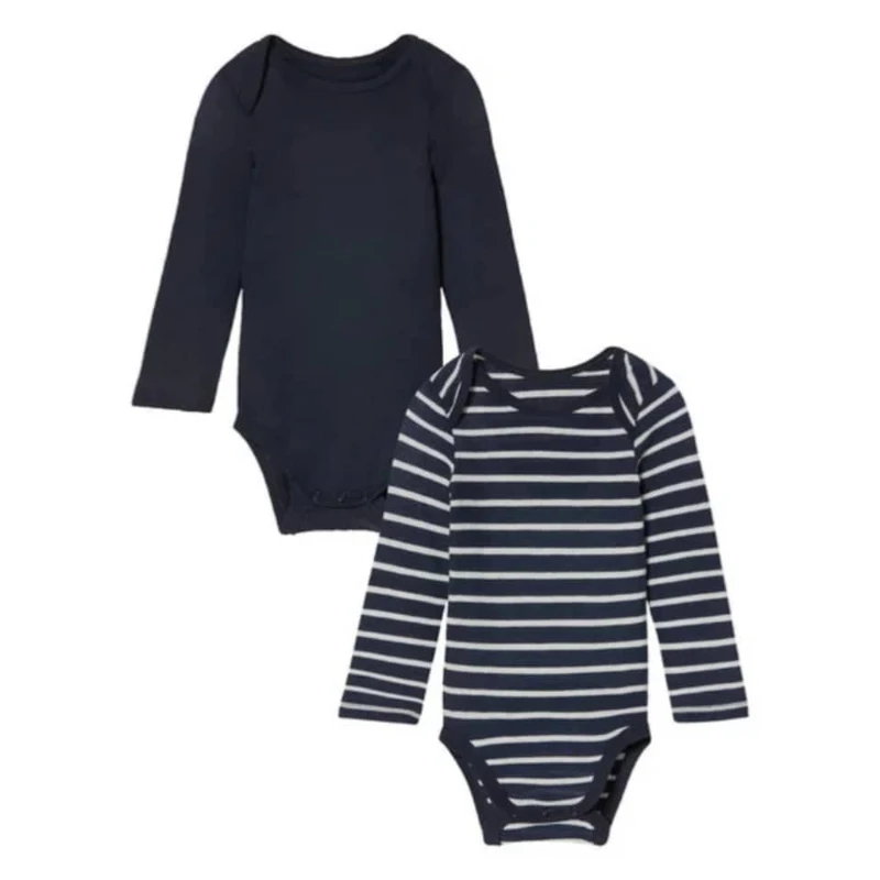 بادی آستین بلند پسرانه لوپیلو مدل bj30 مجموعه 2 عددی