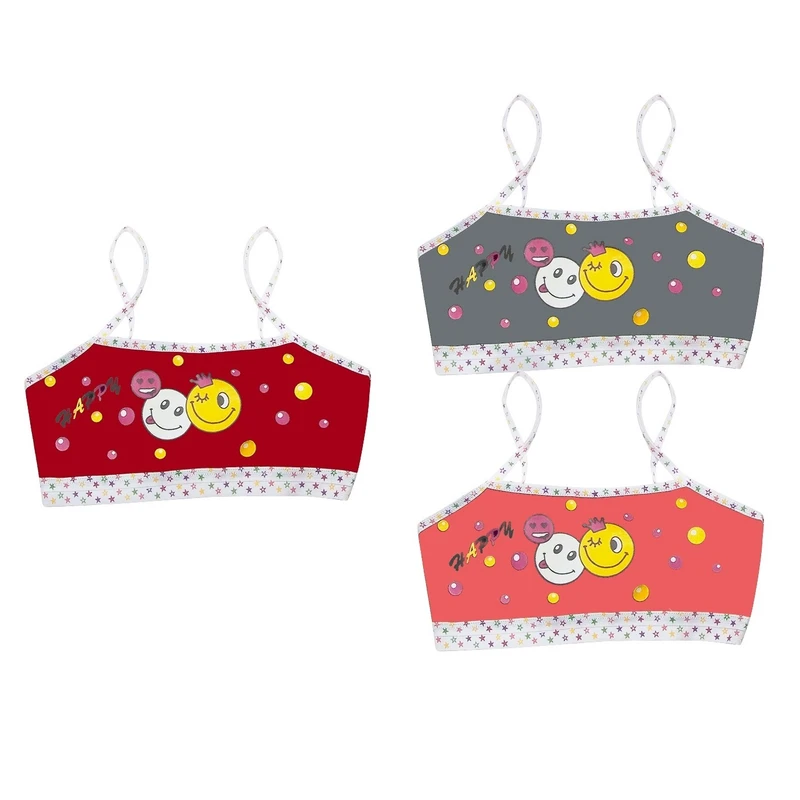 نیم تنه دخترانه طرح استیکر مجموعه 3 عددی