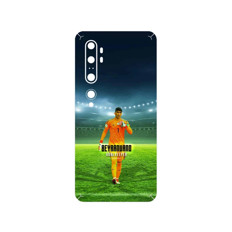 برچسب پوششی ماهوت مدل Alireza Beiranvand مناسب برای گوشی موبایل شیائومی Mi Note 10 Pro