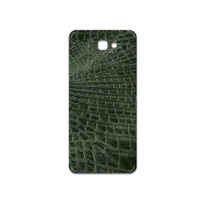 MAHOOT Green-Crocodile-Leather Cover Sticker for Samsung Galaxy J7 Prime