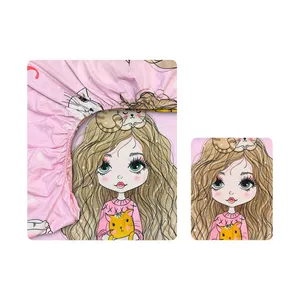 سرویس ملحفه آدنو مدل Little girl کد CH130 یک نفره 2 تکه