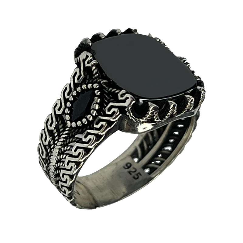 انگشتر نقره مردانه مدل عقیق انگشتر نقره مردانه مدل عقیق