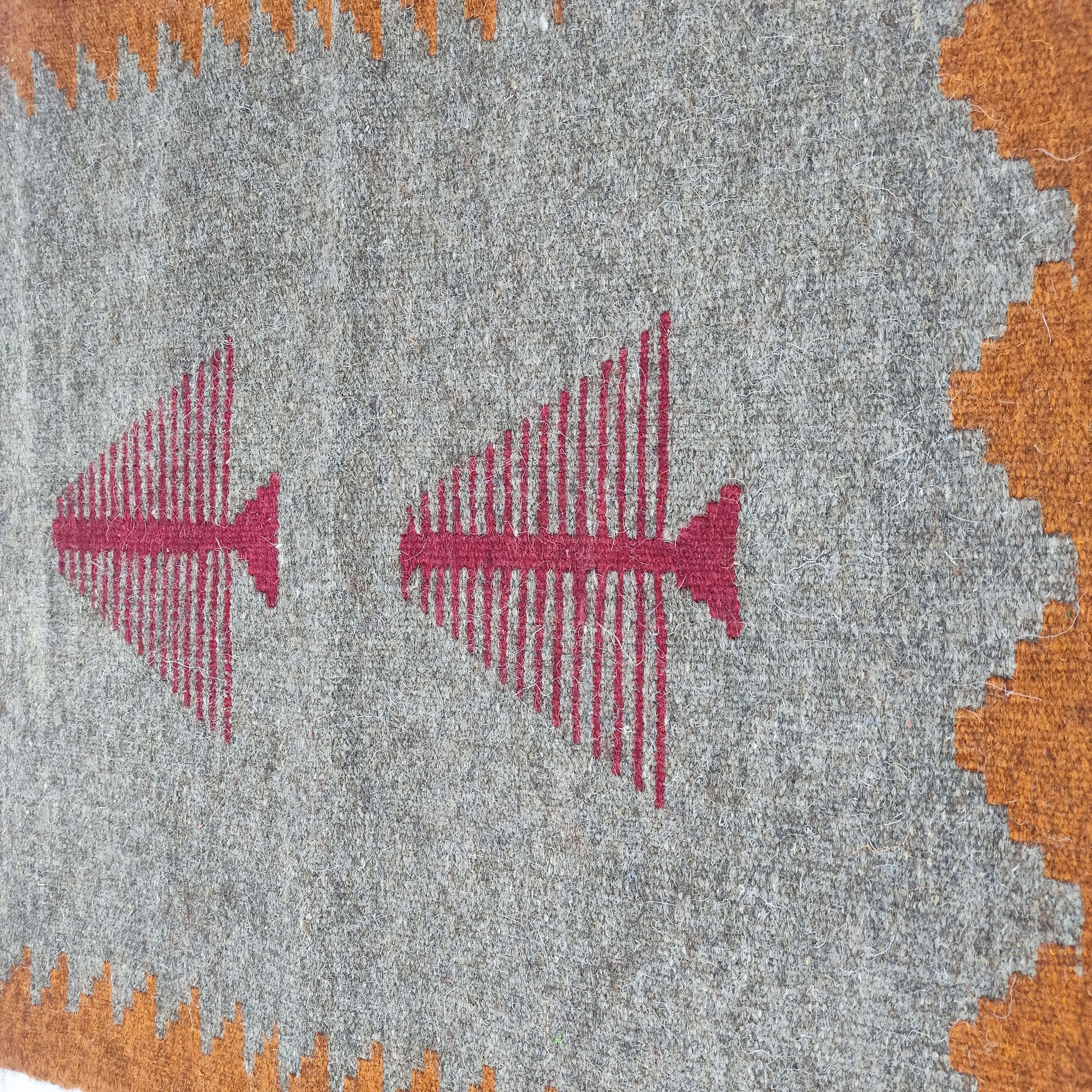 گلیم دستبافت مدل درخت زندگی