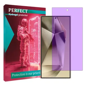 Perfect Hydrogel model anti-purple Screen Protector for Samsung Galaxy S24 Ultra mobile phone