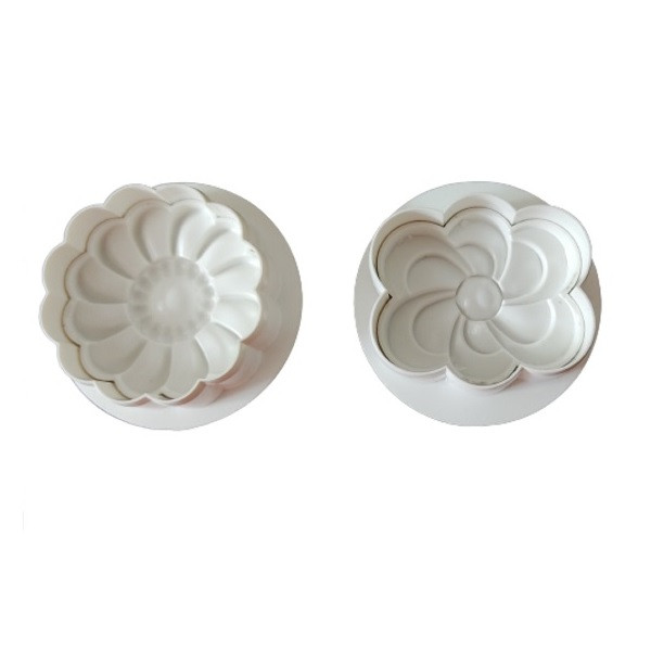 قالب شیرینی به گز مدل فشاری طرح گل رز مجموعه 2 عددی