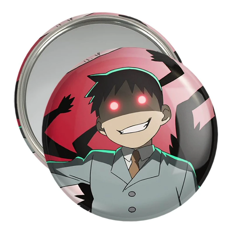 آینه جیبی خندالو مدل غرور انیمه کیمیاگر تمام فلزی  کد 12688