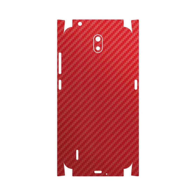 برچسب پوششی ماهوت مدل Red-Fiber-FullSkin مناسب برای گوشی موبایل نوکیا C1