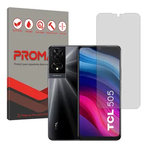 Promate Resistant model transparent screen protector suitable for TCL 505 Mobile phone 