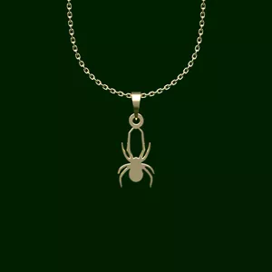 گردنبند طلا 18 عیار زنانه مدوپد مدل عنکبوت کد QQ2-1-1181