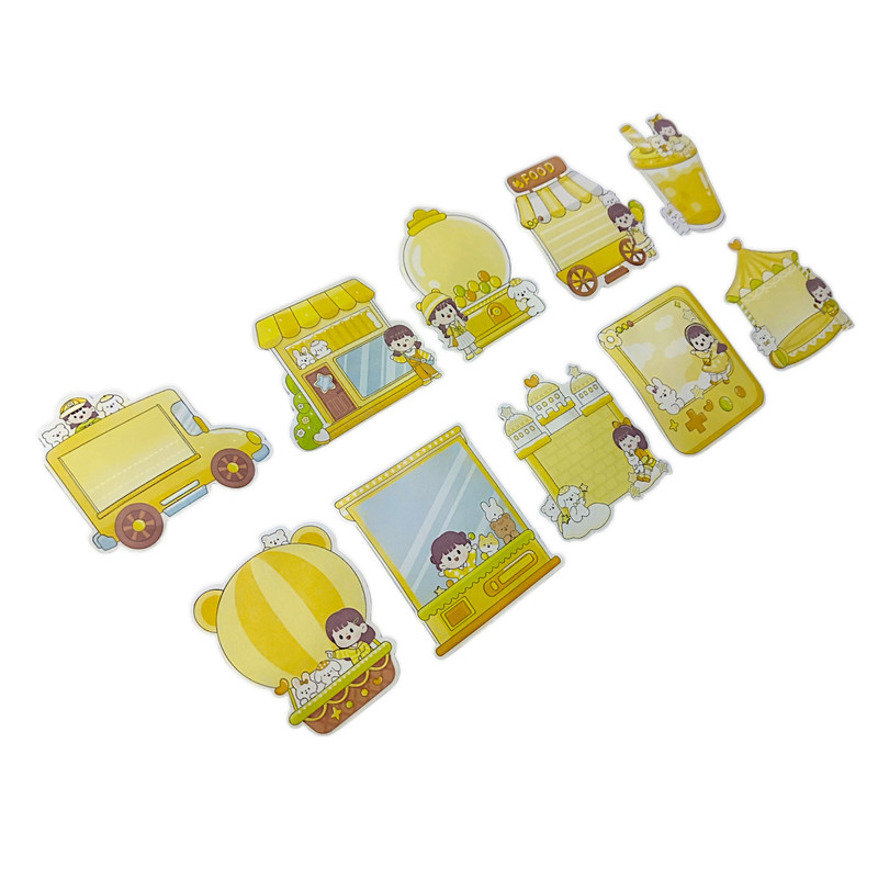 کاغذ یادداشت مدل شهربازی مجموعه 100 عددی