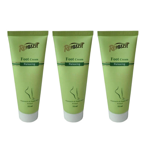 کرم رفع خستگی پا رینوزیت مدل عصاره نعنا حجم 75 میلی لیتر مجموعه 3 عددی کرم رفع خستگی پا رینوزیت مدل عصاره نعنا حجم 75 میلی لیتر مجموعه 3 عددی