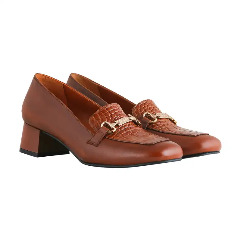 کفش زنانه چرم یلسان مدل سرنا کد GC-621-asl