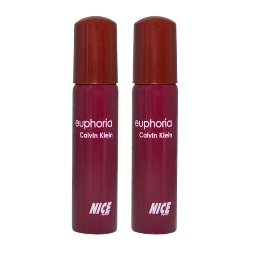 ادوکلن جیبی زنانه نایس پاپت مدل Euphoria حجم30 میلی لیتر مجموعه 2 عددی