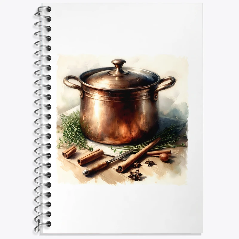 دفتر لغت 50 برگ خندالو طرح آشپزی کد F6194