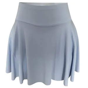 دامن ورزشی بدنسازی زنانه مدل کلوش رنگ آبی روشن