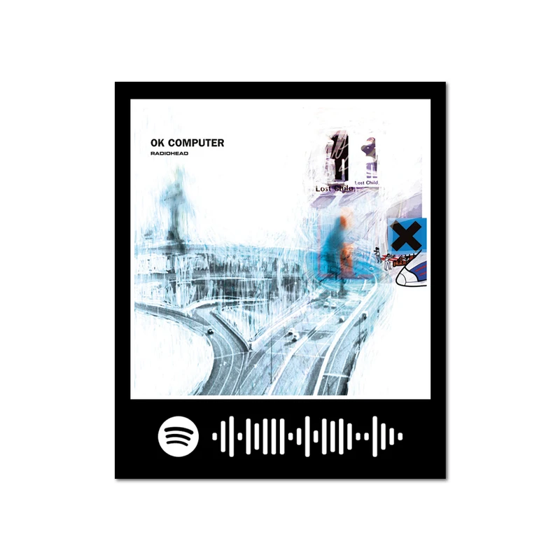 استیکر لپ تاپ مدل موسیقی طرح Radiohead کد 1022