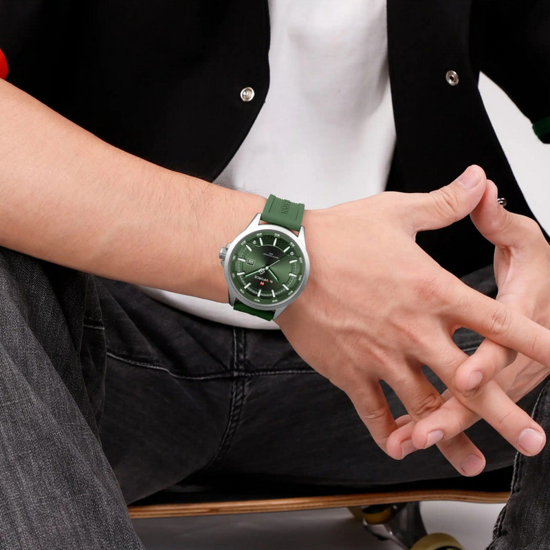 ساعت مچی عقربه‌ای مردانه کوارتز نیوی فورس مدل تقویمدار کد NF9248