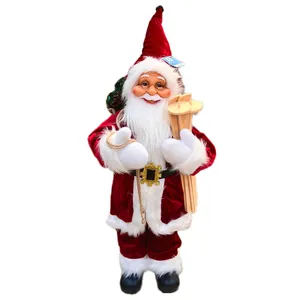 عروسک طرح بابانوئل کریسمس مدل 20247 ارتفاع 70 سانتی متر