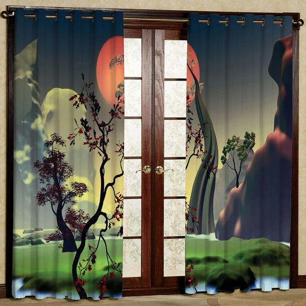 پرده مدل مخمل پانچی کد 6998 سایز 280x140 سانتی متر