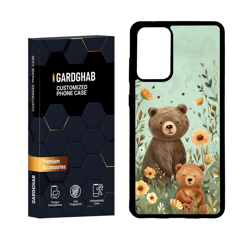 کاور گارد قاب مدل دور ژله ای فانتزی مناسب برای گوشی موبایل سامسونگ Galaxy A72