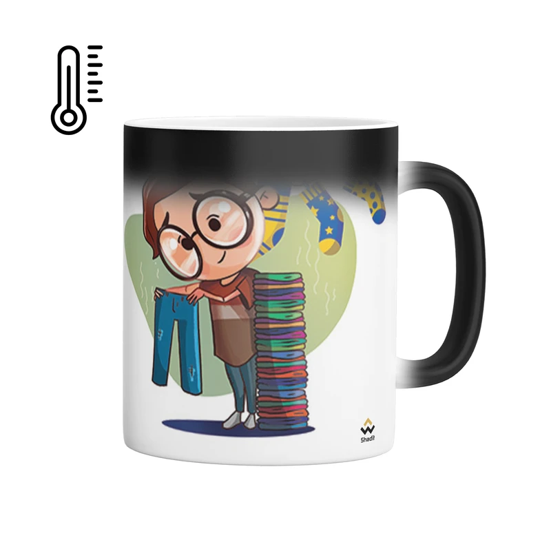 ماگ حرارتی شادیت طرح لیوان بهترین فروشنده دنیا کد 01