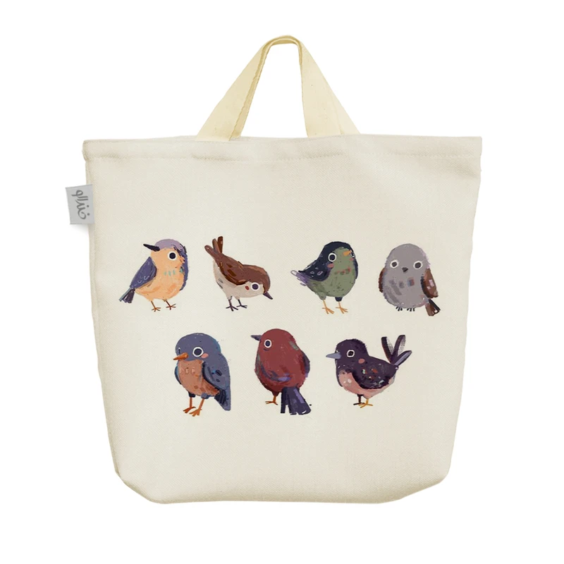 ساک خرید خندالو مدل پرنده های بامزه کد 2493