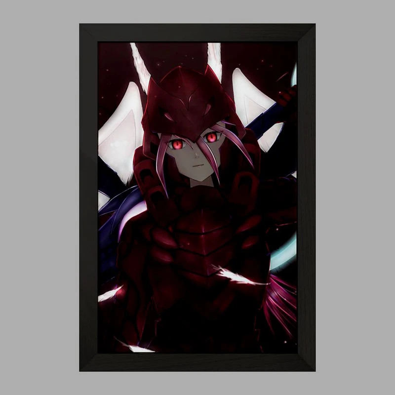 تابلو خندالو مدل شالتر انیمه اورلرد Overlord  کد 18352