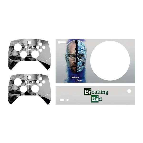برچسب کنسول بازی ایکس باکس series s مدل breaking bad کد5 مجموعه 4 عددی