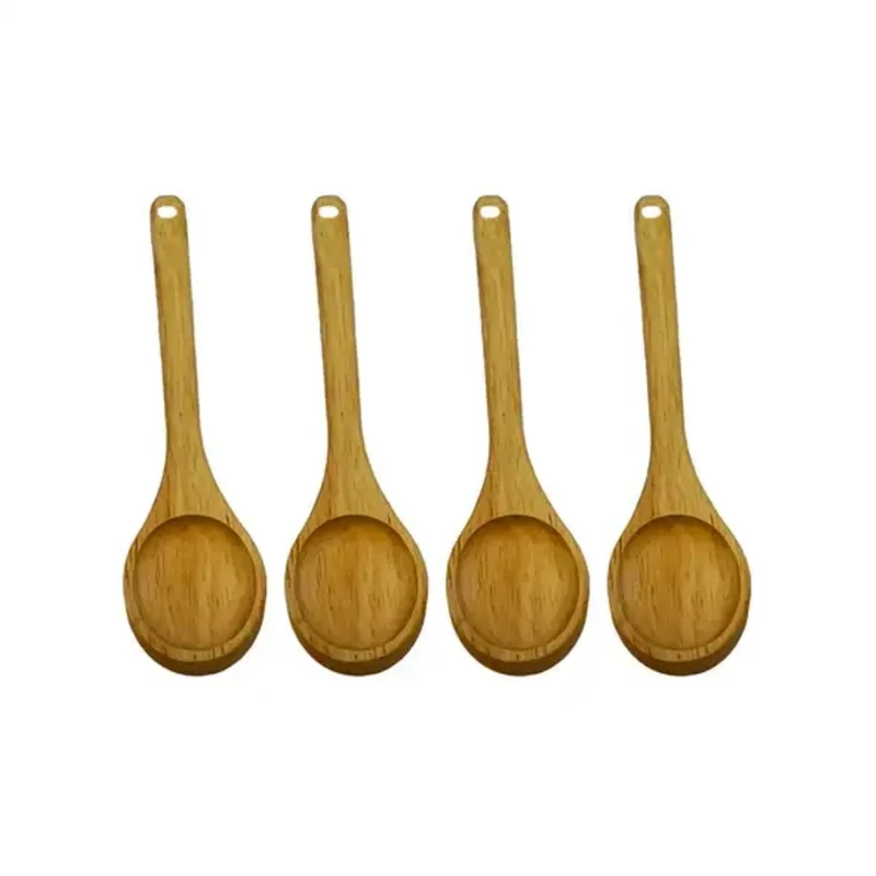 قاشق ادویه مدل چوبی کد HS14 مجموعه 4 عددی