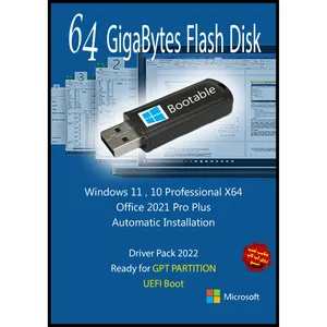 سیستم عامل Windows 11 10 Pro UEFI - Office 2021 Pro Plus - IRST Driver - Driver Pack 2022  نشر مایکروسافت