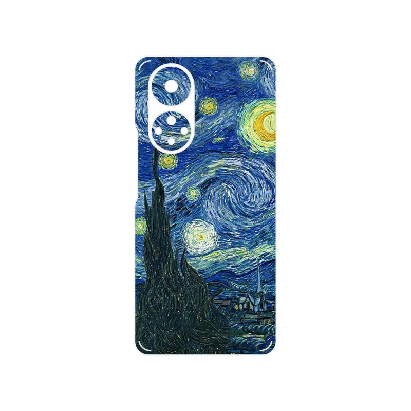 برچسب پوششی ماهوت مدل The Starry Night of van Gogh مناسب برای گوشی موبایل آنر 50