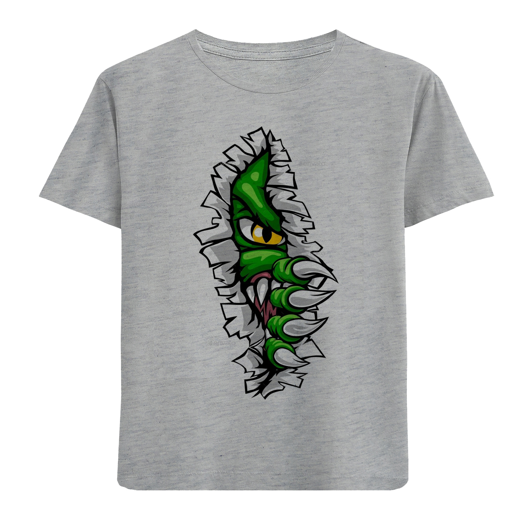 تی شرت آستین کوتاه پسرانه مدل اژدهاودیوار W282