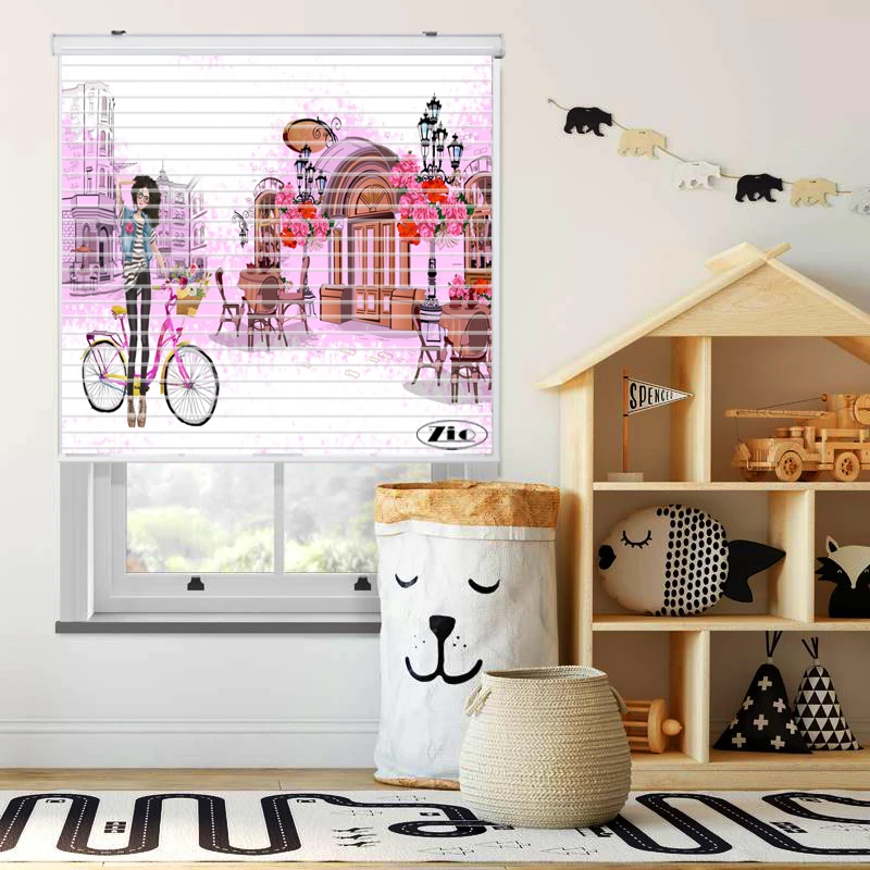 پرده زبرا زیو مدل K3096 سایز 150x150 سانتی متر