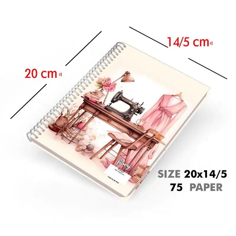 دفتر خیاطی مستر راد طرح مزون کد 2575 fiory