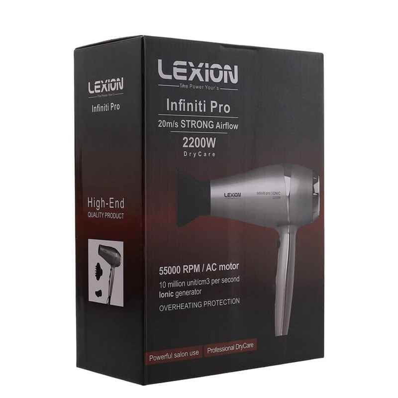 سشوار حرفه ای 2200 وات لکسیون مدل Infiniti Pro HD:2018
